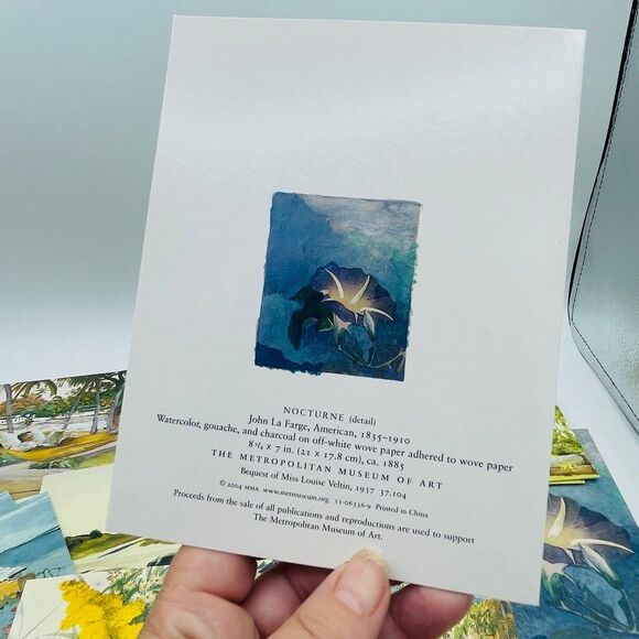 Metropolitan Museum of Art American Watercolors Boxed Set 32 Notecards 8 Designs - Picture 5 of 7